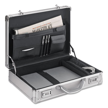 Solo Pro Attaché, 17.3", 18" X 5" X 13", Titanium freeshipping - TVN Wholesale